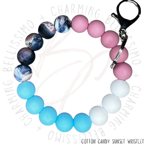 Cotton Candy Sunset Wristlet