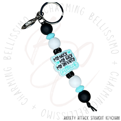 Anxiety Attack Straight Keychain